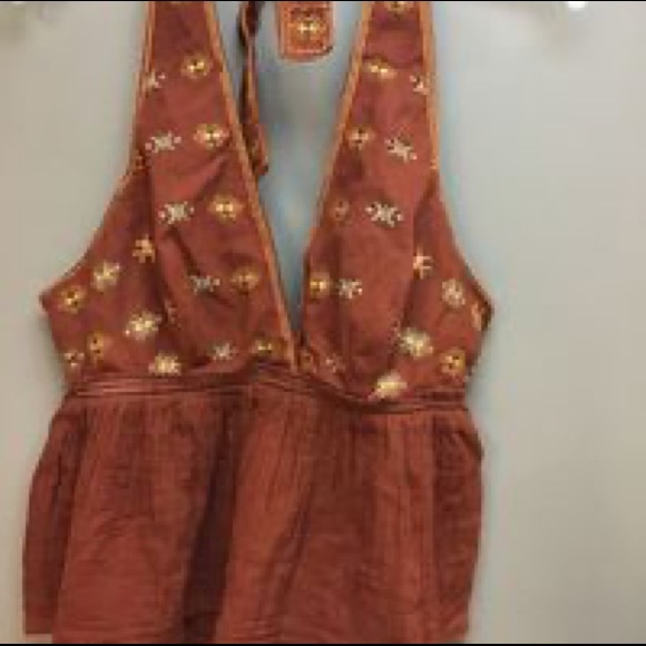 NWT Free People “Your Love Song” Halter / Crop Top - Picture 6 of 7